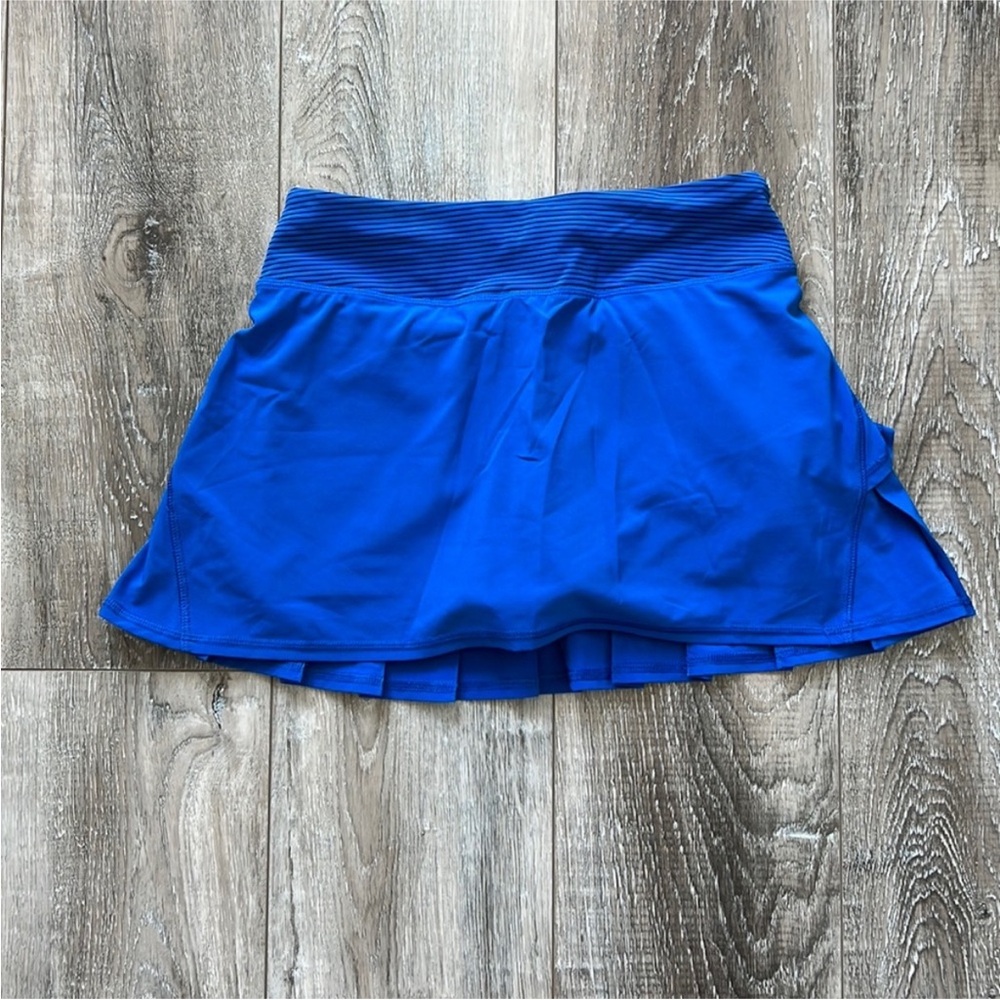 Lululemon Athletica Blue Skater Mini Skirt